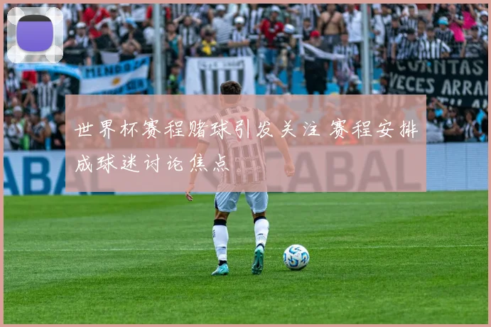 世界杯赛程赌球引发关注 赛程安排成球迷讨论焦点